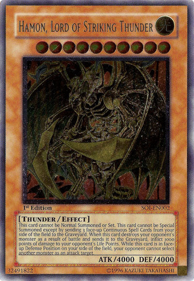 Hamon, Lord of Striking Thunder (UTR) [SOI-EN002] Ultimate Rare | Clutch Gaming