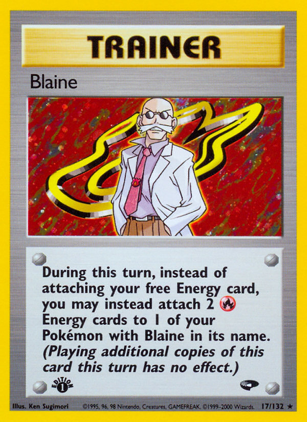 Blaine (17/132) [Gym Challenge 1st Edition] | Clutch Gaming