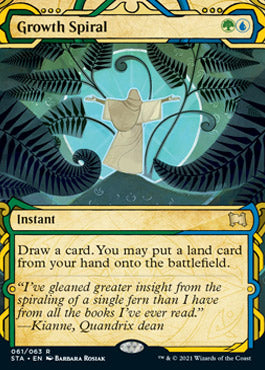 Growth Spiral (Foil Etched) [Strixhaven: School of Mages Mystical Archive] | Clutch Gaming