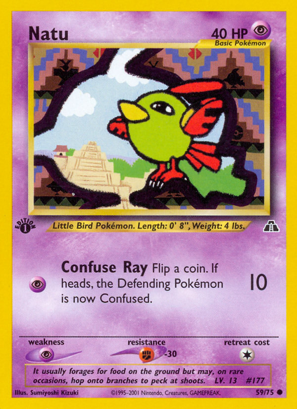 Natu (59/75) [Neo Discovery 1st Edition] | Clutch Gaming