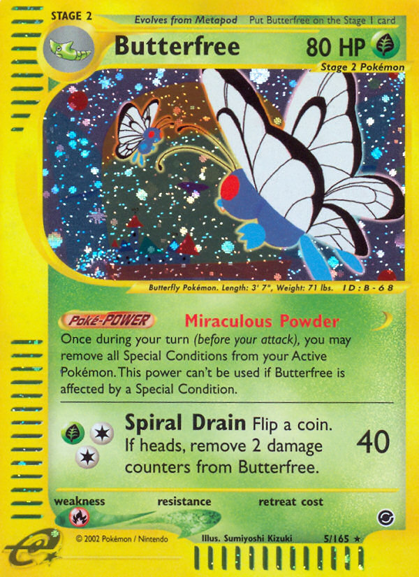 Butterfree (5/165) [Expedition: Base Set] | Clutch Gaming