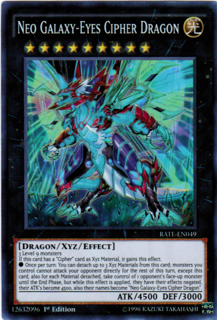 Neo Galaxy-Eyes Cipher Dragon [RATE-EN049] Super Rare | Clutch Gaming