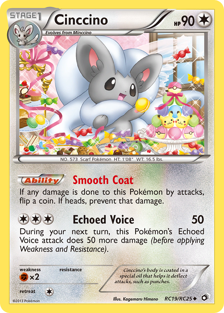 Cinccino (RC19/RC25) [Black & White: Legendary Treasures] | Clutch Gaming