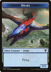 Human Soldier (005) // Drake Double-Sided Token [Commander 2020 Tokens] | Clutch Gaming