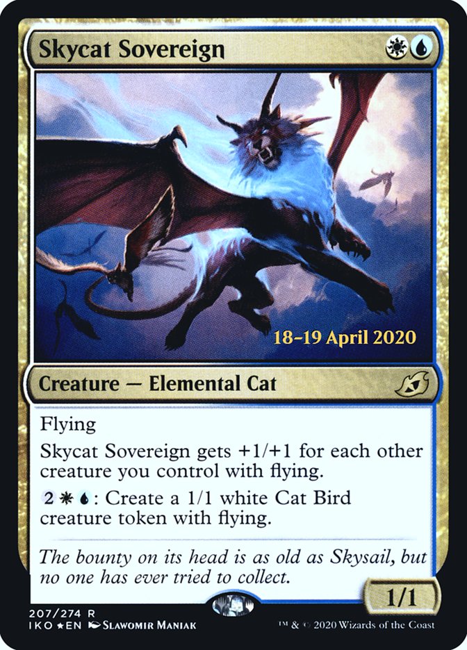 Skycat Sovereign [Ikoria: Lair of Behemoths Prerelease Promos] | Clutch Gaming