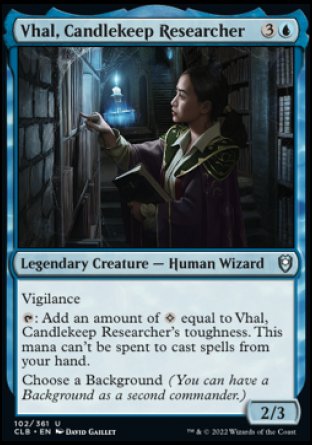 Vhal, Candlekeep Researcher [Commander Legends: Battle for Baldur's Gate] | Clutch Gaming