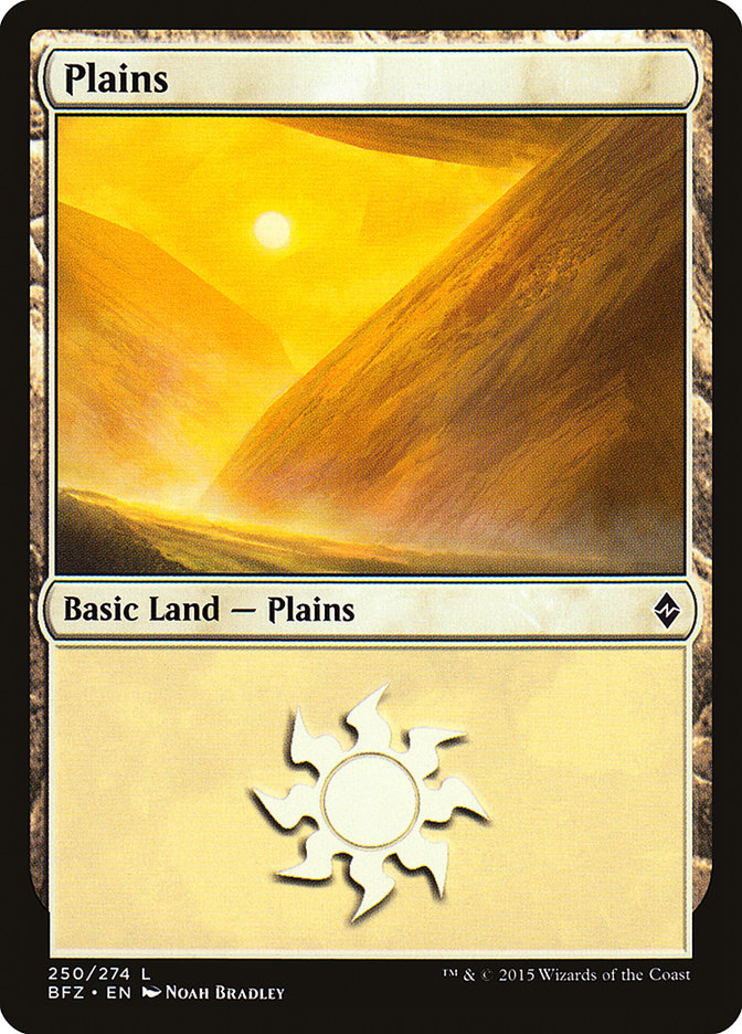 Plains (250a) [Battle for Zendikar] | Clutch Gaming