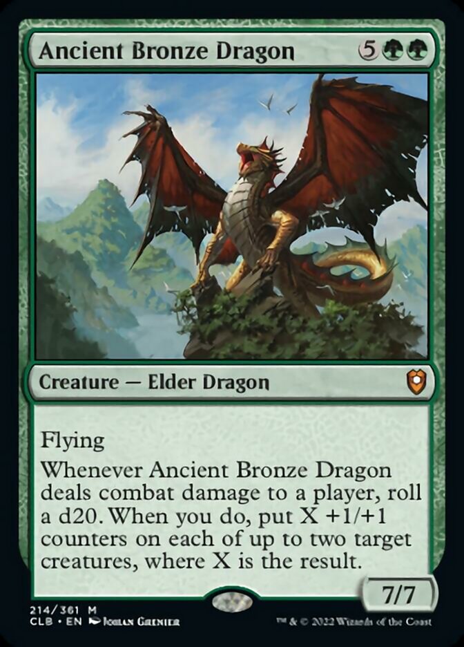 Ancient Bronze Dragon [Commander Legends: Battle for Baldur's Gate] | Clutch Gaming