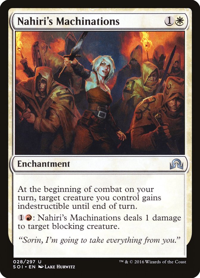 Nahiri's Machinations [Shadows over Innistrad] | Clutch Gaming