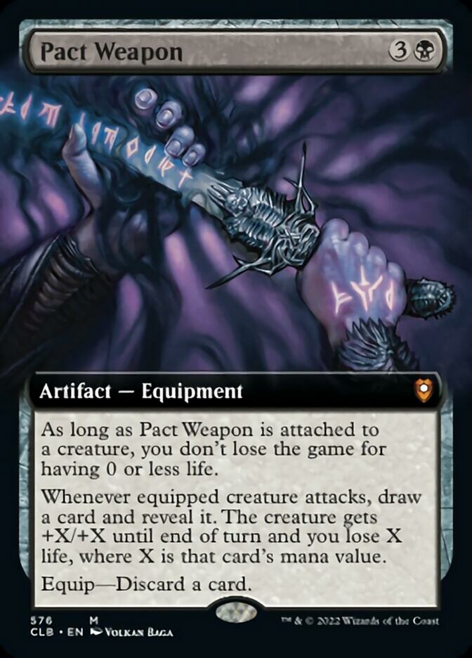 Pact Weapon (Extended Art) [Commander Legends: Battle for Baldur's Gate] | Clutch Gaming