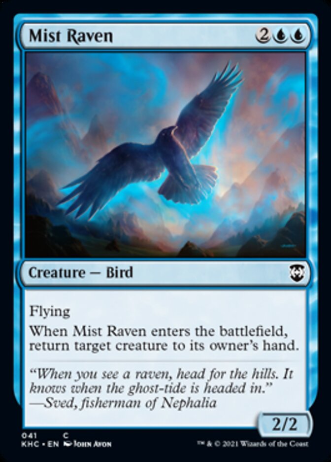 Mist Raven [Kaldheim Commander] | Clutch Gaming