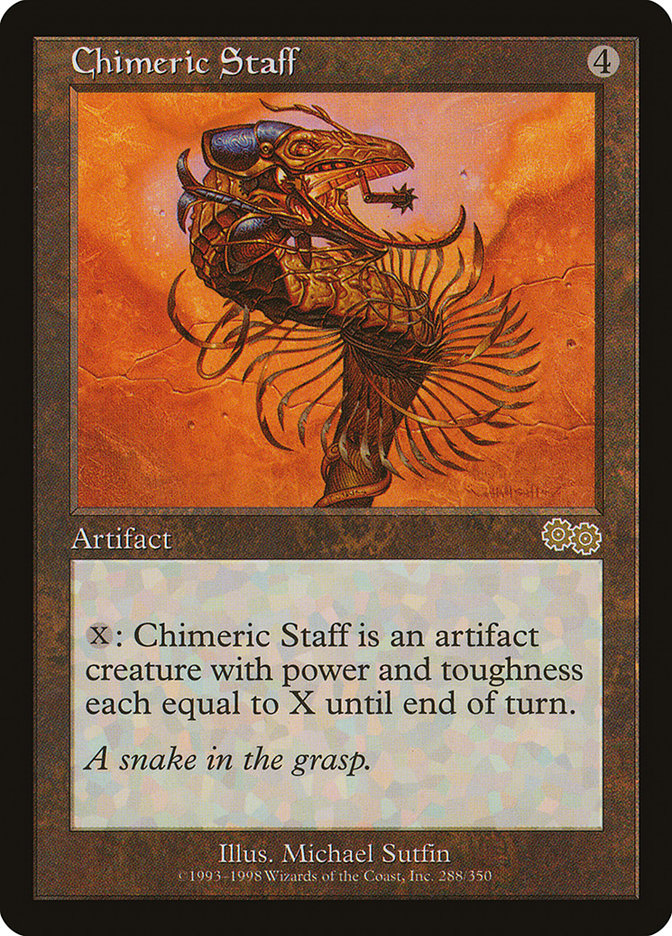 Chimeric Staff [Urza's Saga] | Clutch Gaming