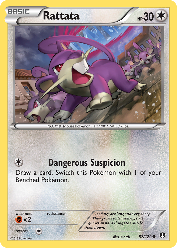 Rattata (87/122) [XY: BREAKpoint] | Clutch Gaming