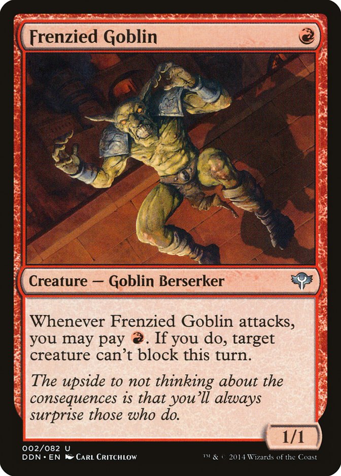 Frenzied Goblin [Duel Decks: Speed vs. Cunning] | Clutch Gaming