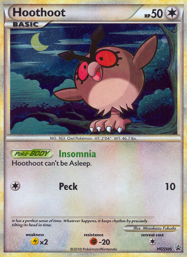 Hoothoot (HGSS05) [HeartGold & SoulSilver: Black Star Promos] | Clutch Gaming