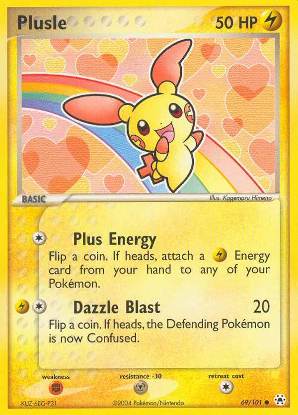 Plusle (69/101) [EX: Hidden Legends] | Clutch Gaming