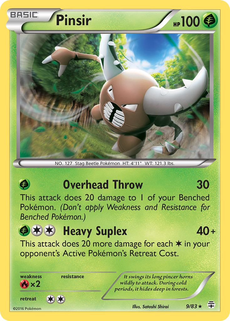 Pinsir (9/83) [XY: Generations] | Clutch Gaming