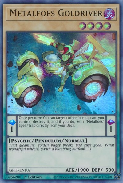 Metalfoes Goldriver [GFTP-EN102] Ultra Rare | Clutch Gaming