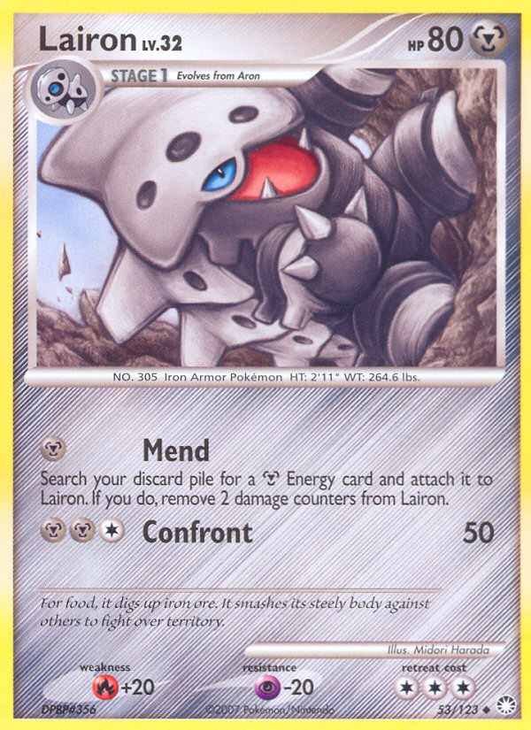 Lairon (53/123) [Diamond & Pearl: Mysterious Treasures] | Clutch Gaming