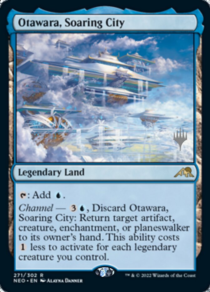 Otawara, Soaring City (Promo Pack) [Kamigawa: Neon Dynasty Promos] | Clutch Gaming