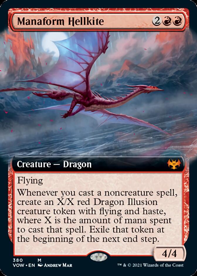 Manaform Hellkite (Extended Art) [Innistrad: Crimson Vow] | Clutch Gaming