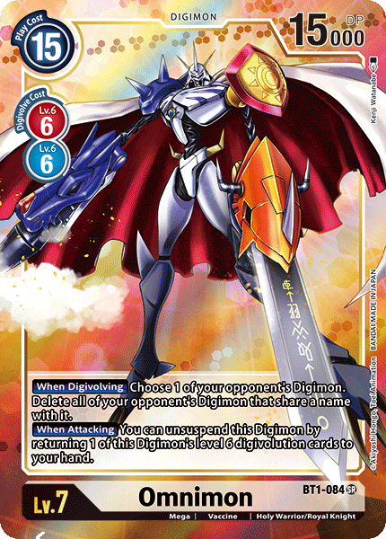 Omnimon [BT1-084] (Alternate Art) [Release Special Booster Ver.1.0] | Clutch Gaming