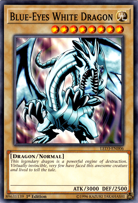 Blue-Eyes White Dragon [LED3-EN006] Common | Clutch Gaming