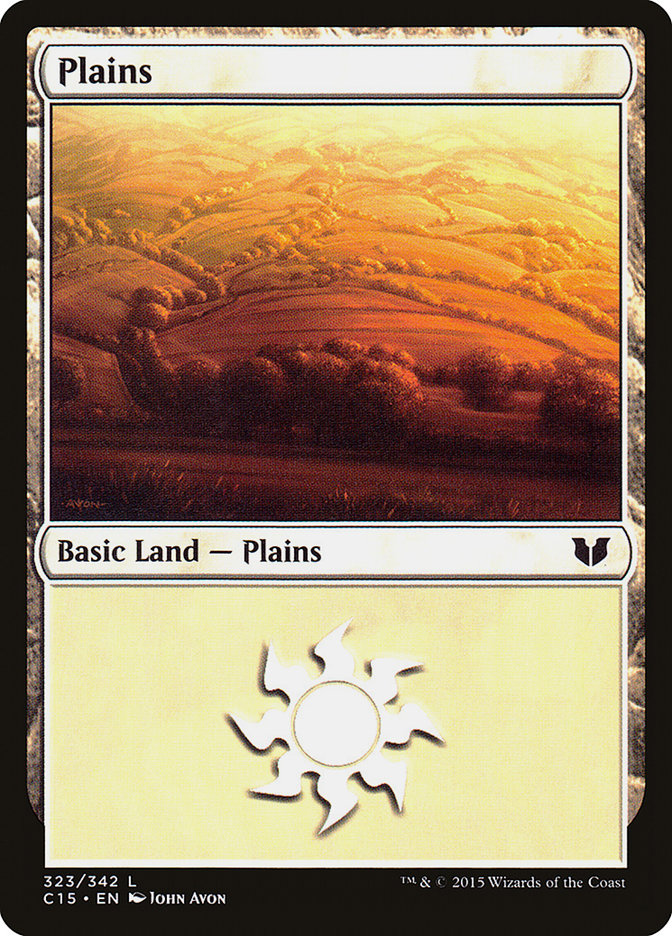 Plains (323) [Commander 2015] | Clutch Gaming