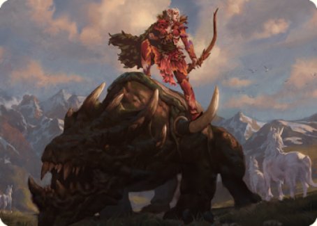 Meria's Outrider Art Card [Dominaria United Art Series] | Clutch Gaming
