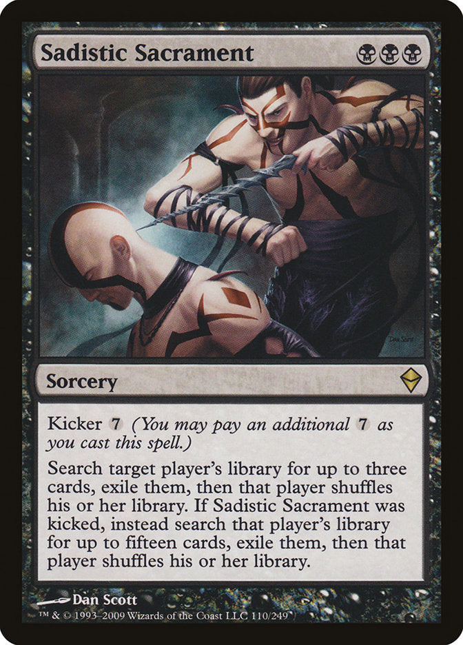 Sadistic Sacrament [Zendikar] | Clutch Gaming