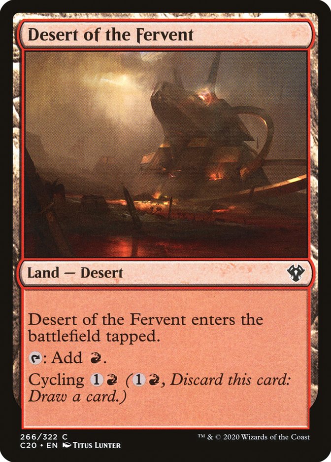 Desert of the Fervent [Commander 2020] | Clutch Gaming