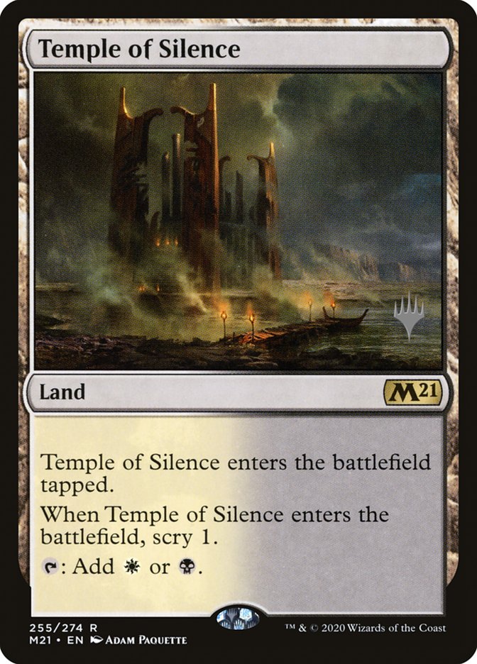 Temple of Silence (Promo Pack) [Core Set 2021 Promos] | Clutch Gaming