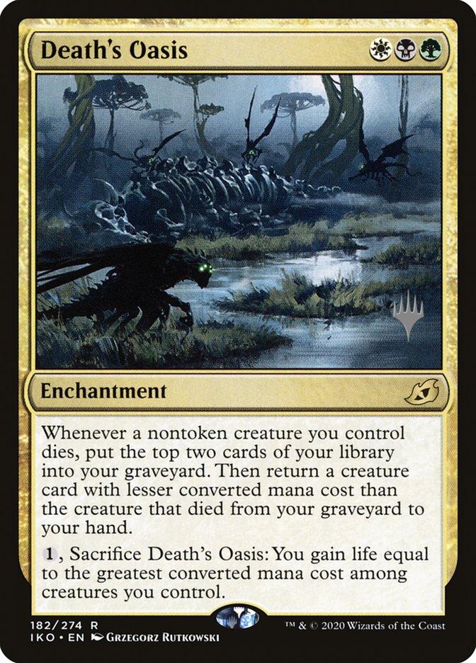 Death's Oasis (Promo Pack) [Ikoria: Lair of Behemoths Promos] | Clutch Gaming