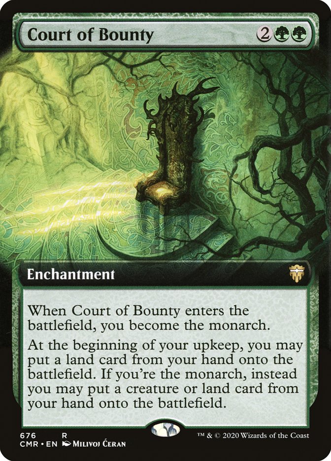 Court of Bounty (Extended Art) [Commander Legends] | Clutch Gaming