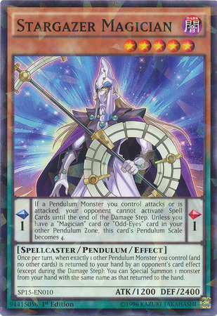 Stargazer Magician [SP15-EN010] Shatterfoil Rare | Clutch Gaming