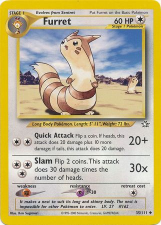 Furret (35/111) [Neo Genesis Unlimited] | Clutch Gaming