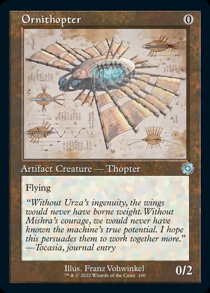 Ornithopter (Retro Schematic) [The Brothers' War Retro Artifacts] | Clutch Gaming