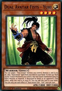 Dual Avatar Fists - Yuhi [PHRA-EN014] Super Rare | Clutch Gaming