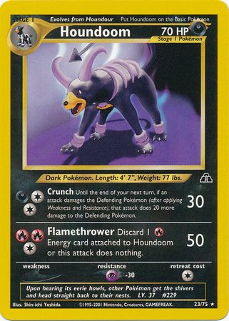 Houndoom (23/75) [Neo Discovery Unlimited] | Clutch Gaming