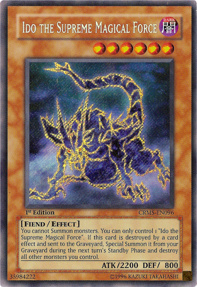 Ido the Supreme Magical Force [CRMS-EN096] Secret Rare | Clutch Gaming