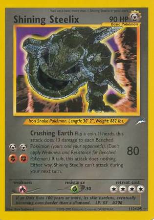 Shining Steelix (112/105) [Neo Destiny Unlimited] | Clutch Gaming