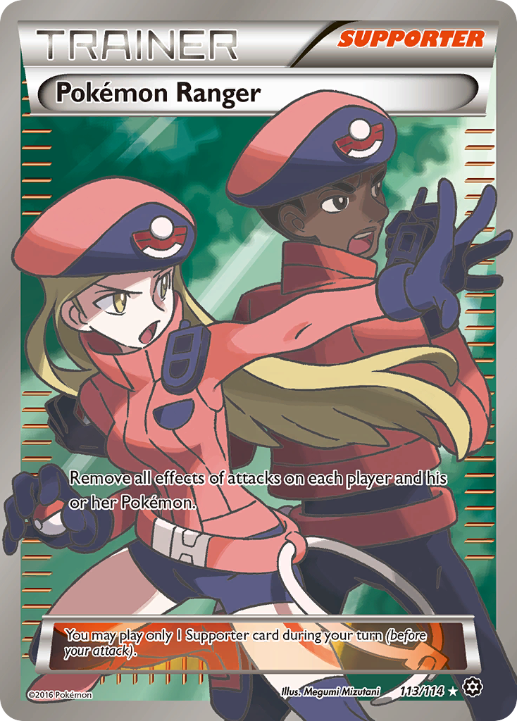 Pokemon Ranger (113/114) [XY: Steam Siege] | Clutch Gaming