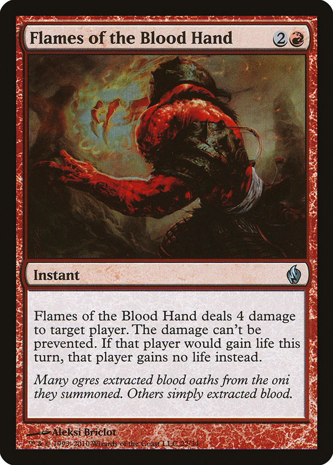 Flames of the Blood Hand [Premium Deck Series: Fire and Lightning] | Clutch Gaming