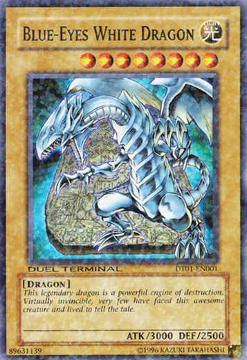 Blue-Eyes White Dragon [DT01-EN001] Super Rare | Clutch Gaming