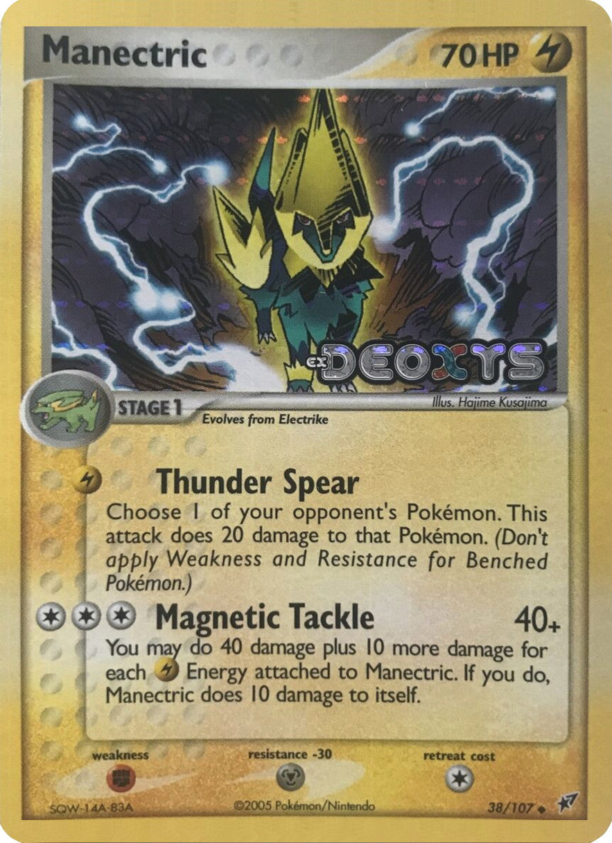 Manectric (38/107) (Stamped) [EX: Deoxys] | Clutch Gaming