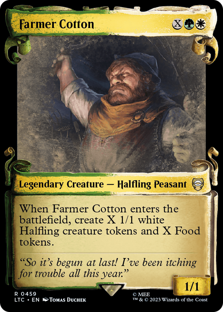 Farmer Cotton [The Lord of the Rings: Tales of Middle-Earth Commander Showcase Scrolls] | Clutch Gaming