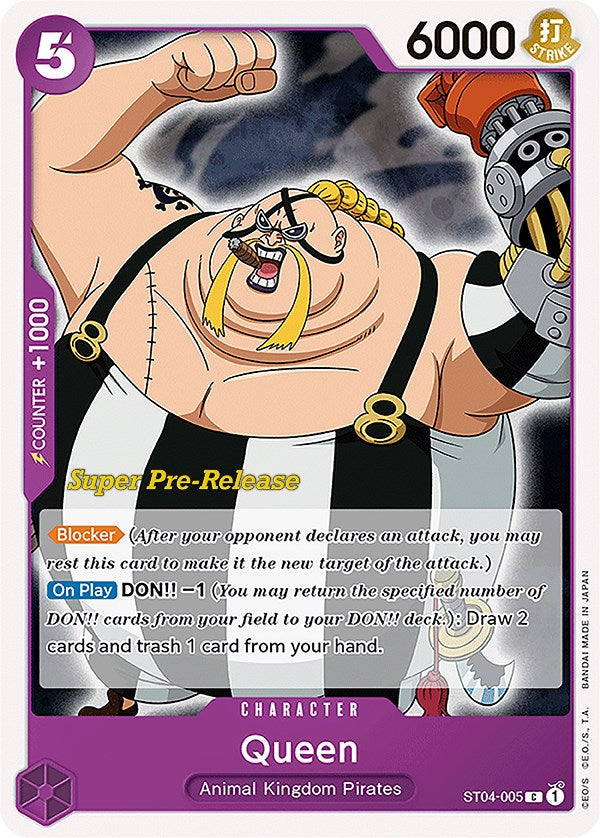 Queen [Super Pre-Release Starter Deck: Animal Kingdom Pirates] | Clutch Gaming
