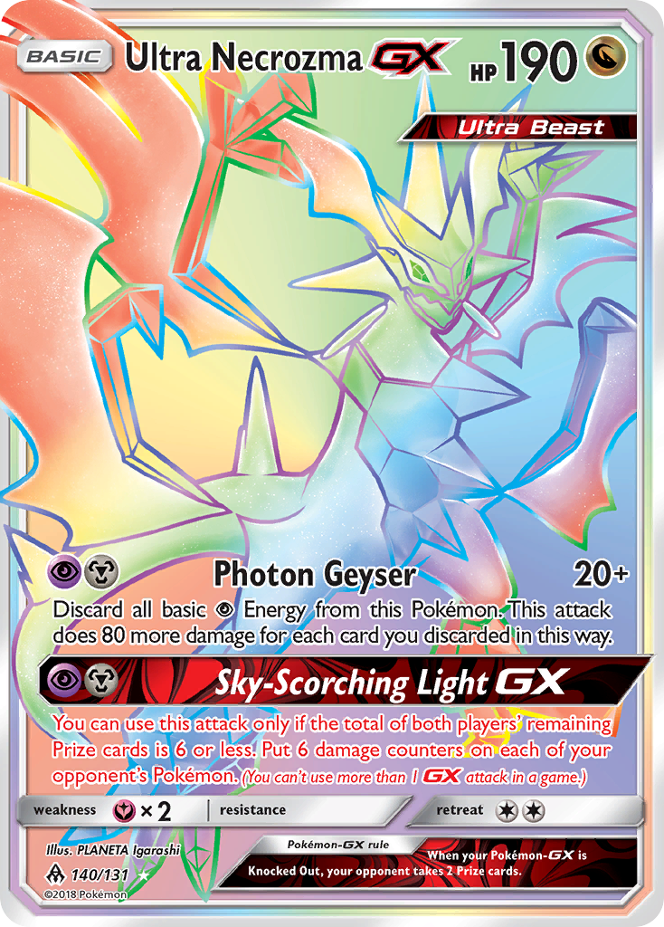 Ultra Necrozma GX (140/131) [Sun & Moon: Forbidden Light] | Clutch Gaming