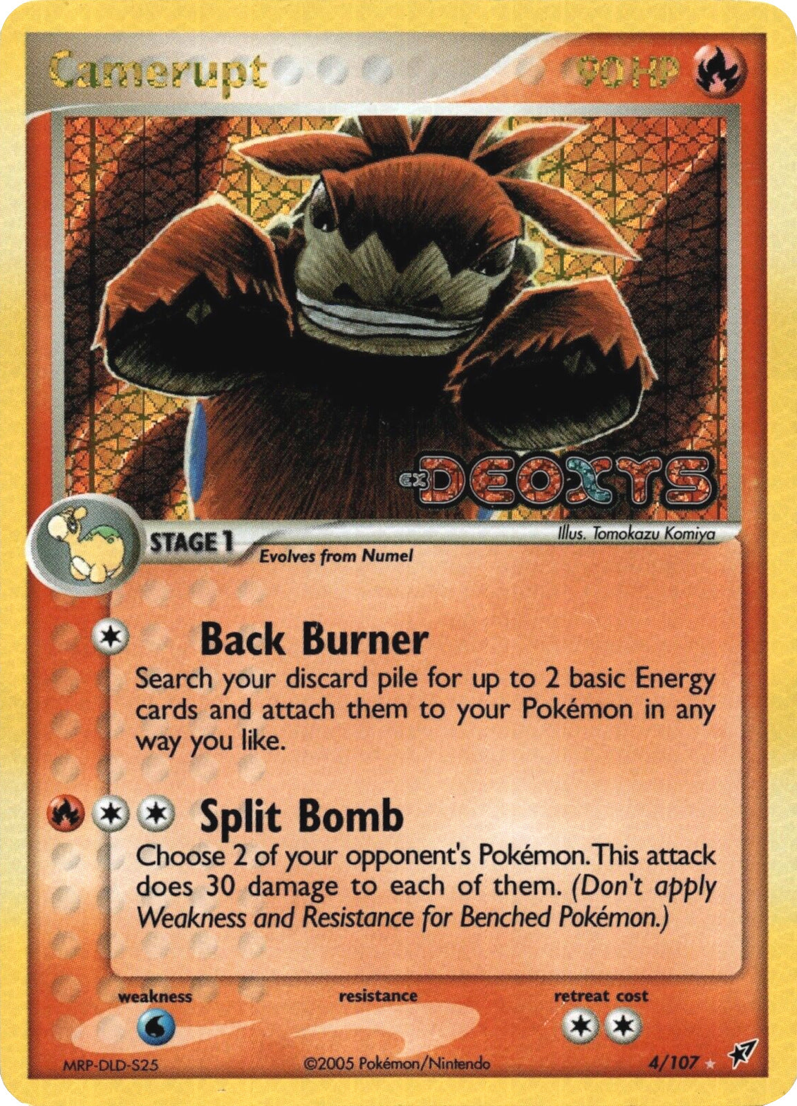 Camerupt (4/107) (Stamped) [EX: Deoxys] | Clutch Gaming