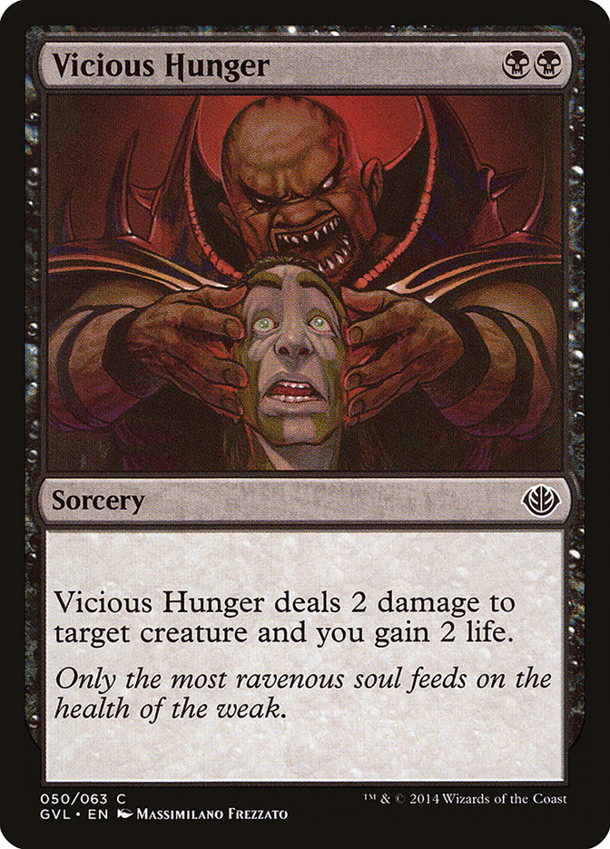 Vicious Hunger (Garruk vs. Liliana) [Duel Decks Anthology] | Clutch Gaming